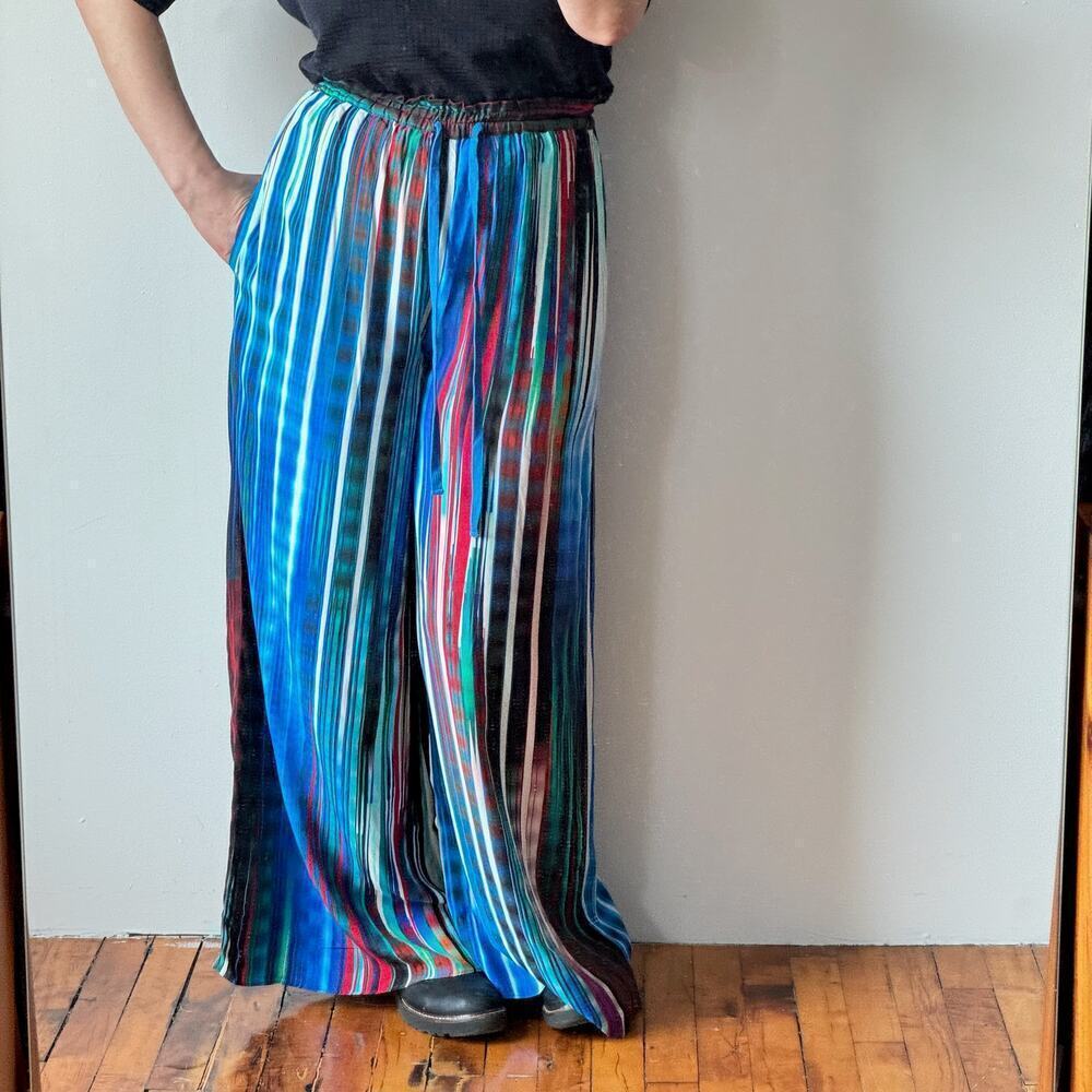 Plenty by Tracy Reese Multicolor Striped Wide Leg Pants